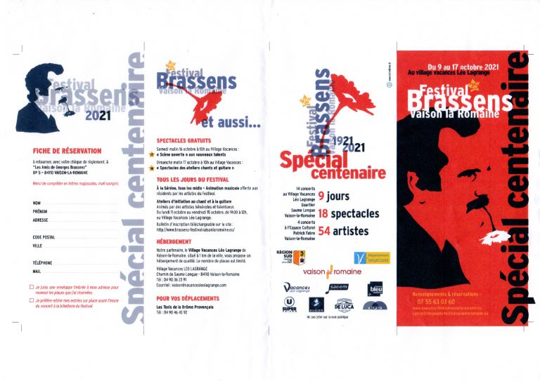 Accueil Fest Brassens 2021